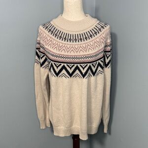 Maurice’s Women’s Beige Mock Neck Sweater Sz XXL